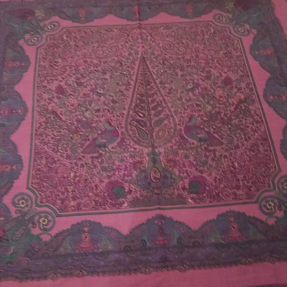 Vintage Fendi wool shawl